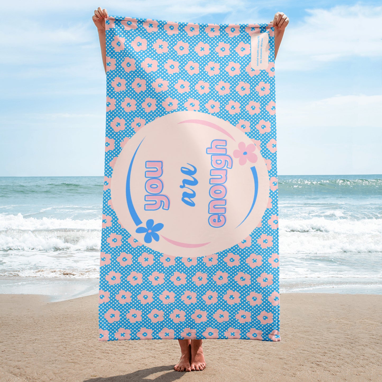 You Are Enough Beach/Bath Towel