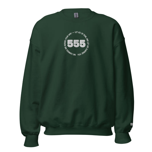 555 Angel Number Crewneck - Unisex Sweatshirt