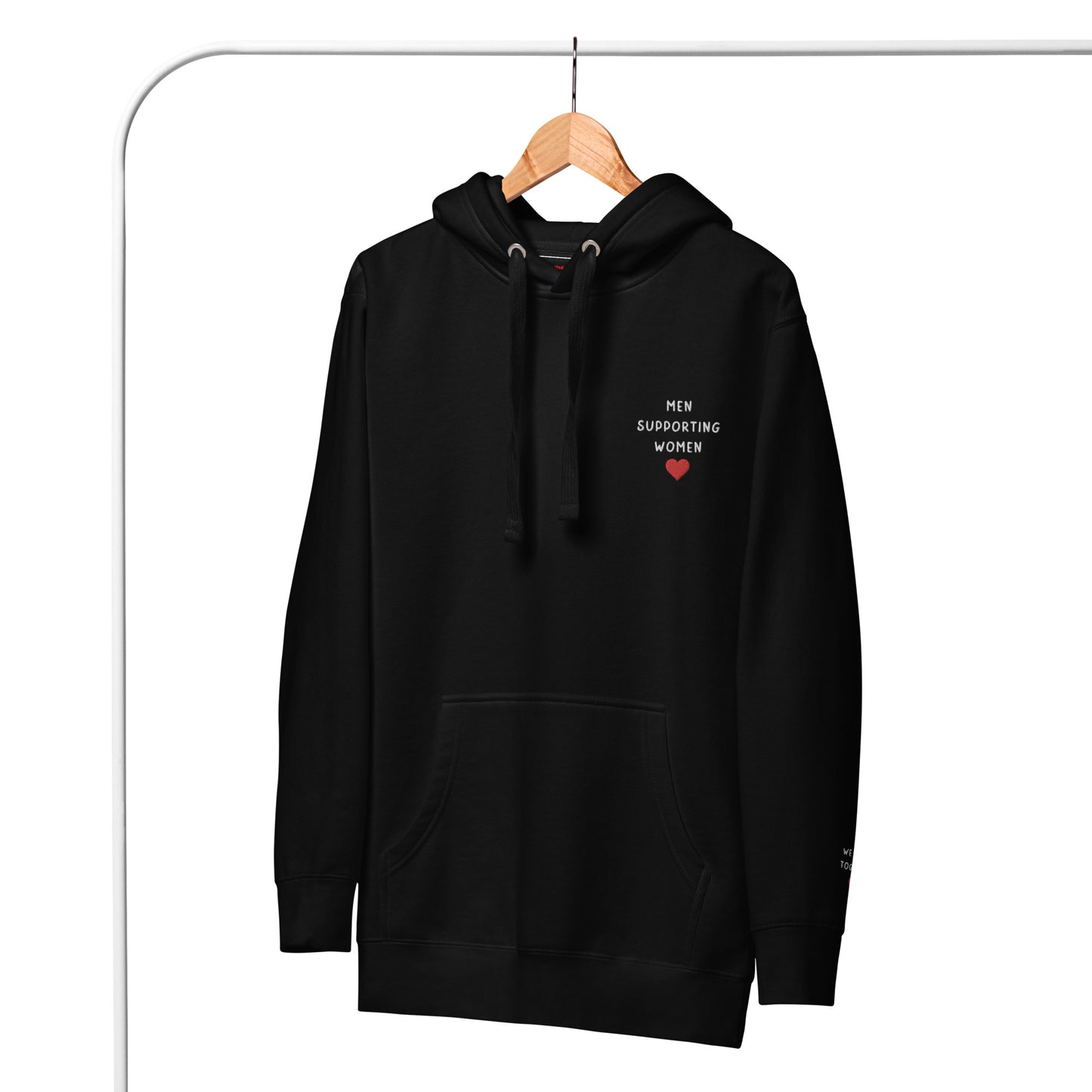 Men Supporting Women Embroidered Hoodie - by The Banannie Diaries