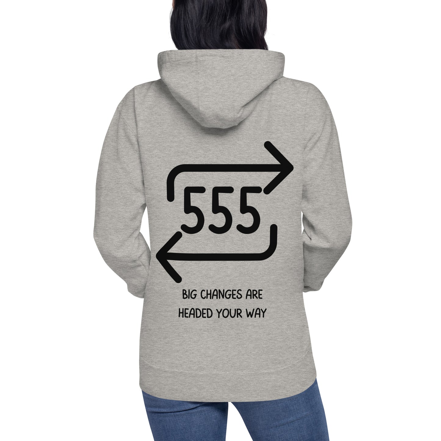 555 Angel Number Unisex Hoodie - Angel Number Collection by The Banannie Diaries