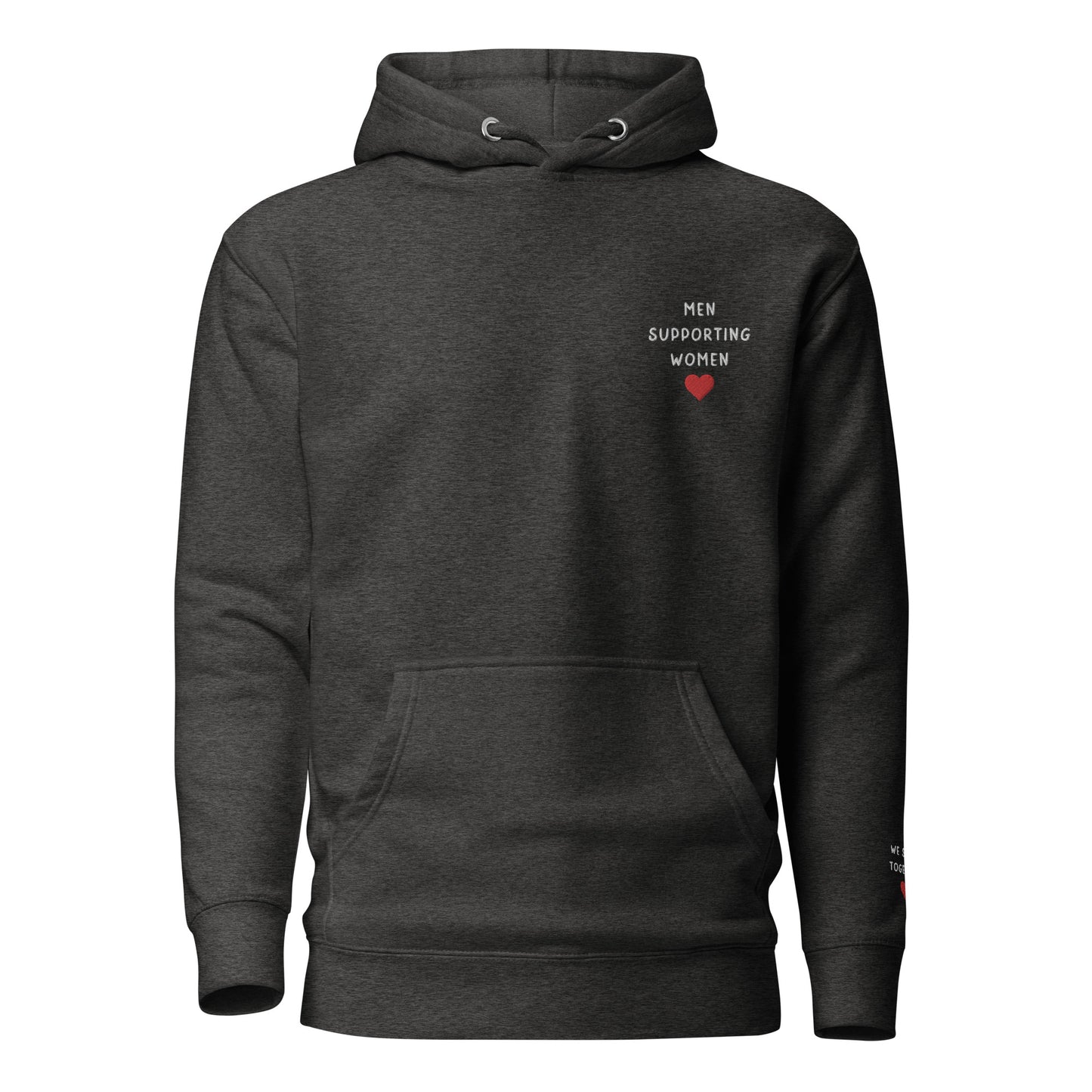 Men Supporting Women Embroidered Hoodie - by The Banannie Diaries