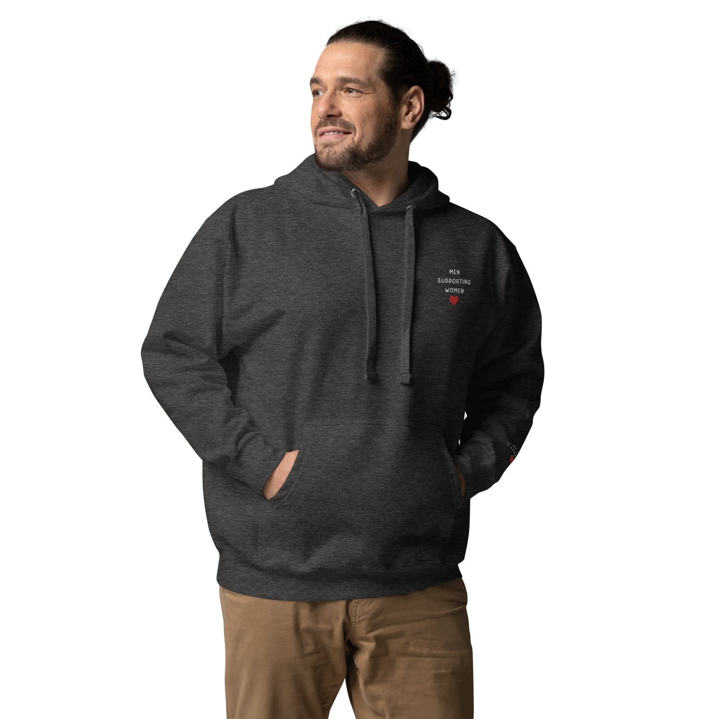 Men Supporting Women Embroidered Hoodie - by The Banannie Diaries