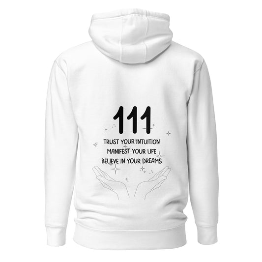 111 Angel Number Unisex Hoodie - Angel Number Collection by The Banannie Diaries