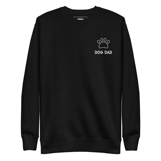 Dog Dad Embroidered Crewneck Sweatshirt - by The Banannie Diaries