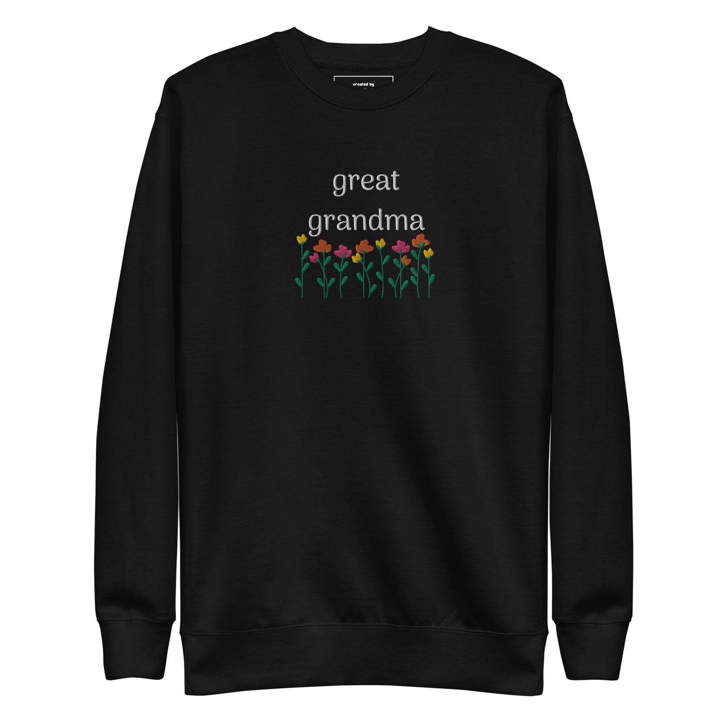 Great Grandma - Embroidered Unisex Crewneck - The Banannie Diaries