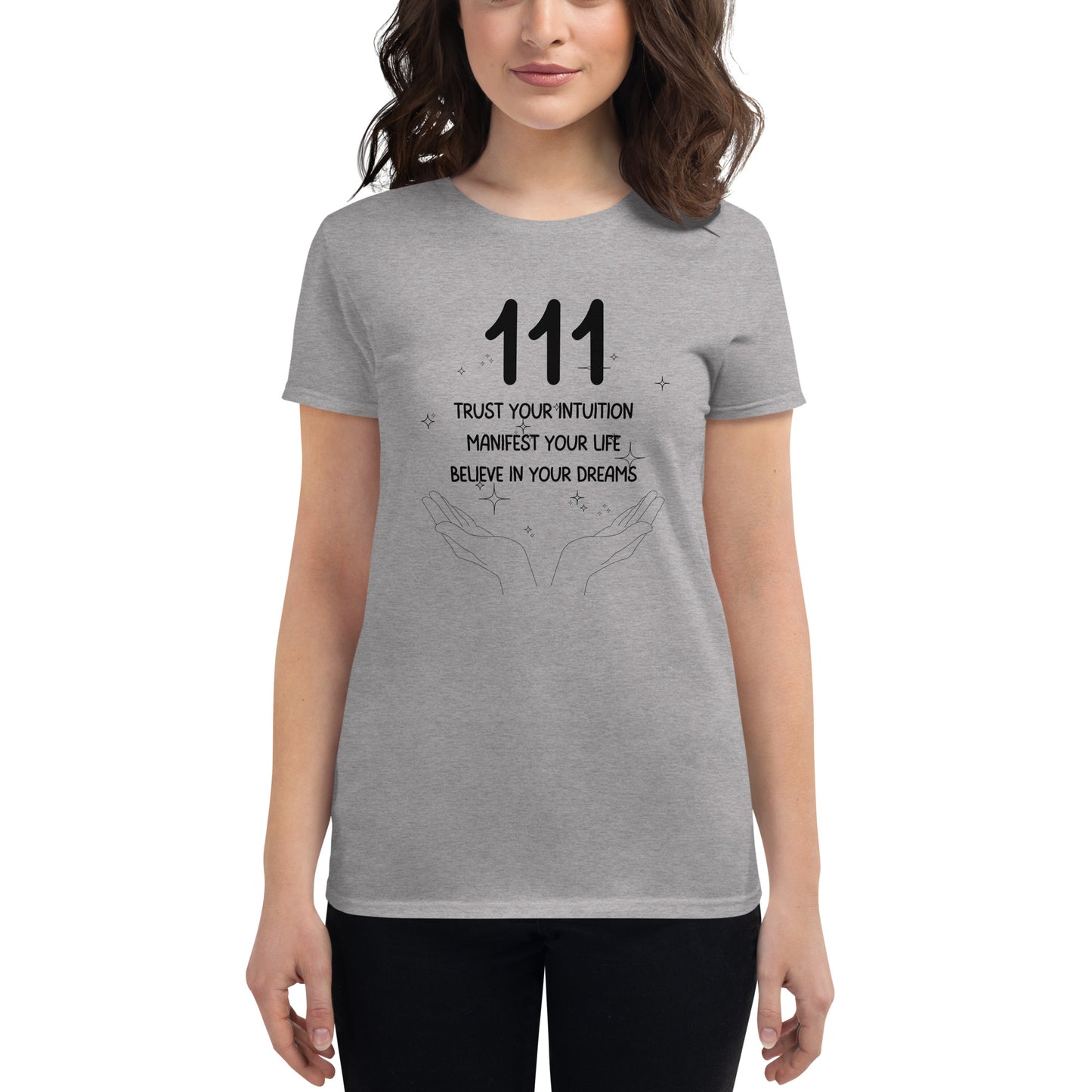 111 Angel Number Women's T-shirt - Angel Number Collection by The Banannie Diaries