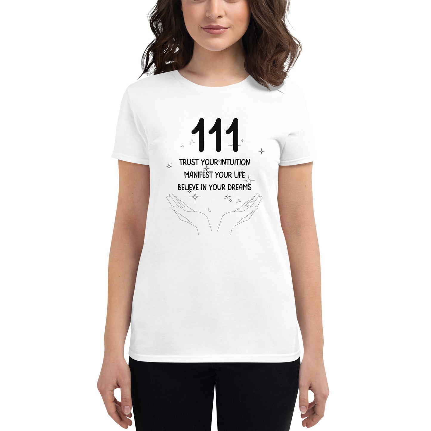 111 Angel Number Women's T-shirt - Angel Number Collection by The Banannie Diaries