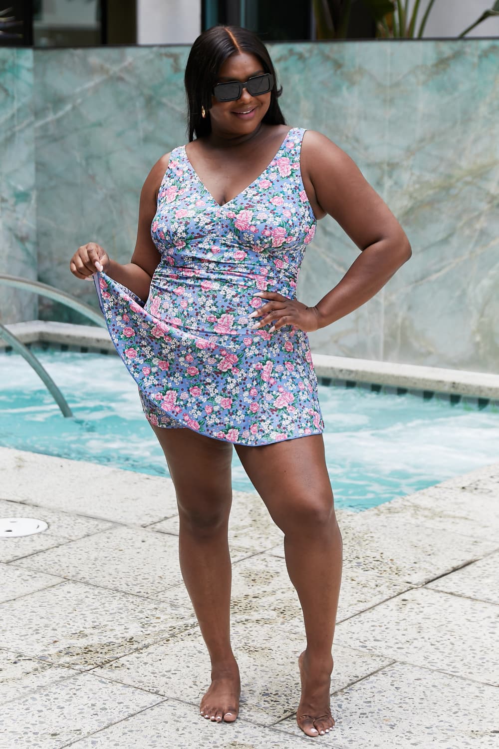 Clear Waters Swim Dress