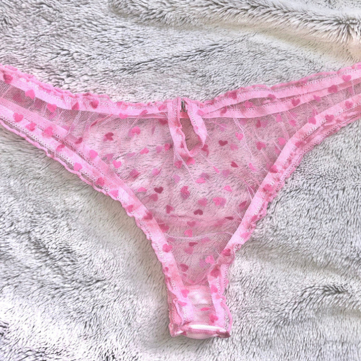 sweetheart pink lingerie set