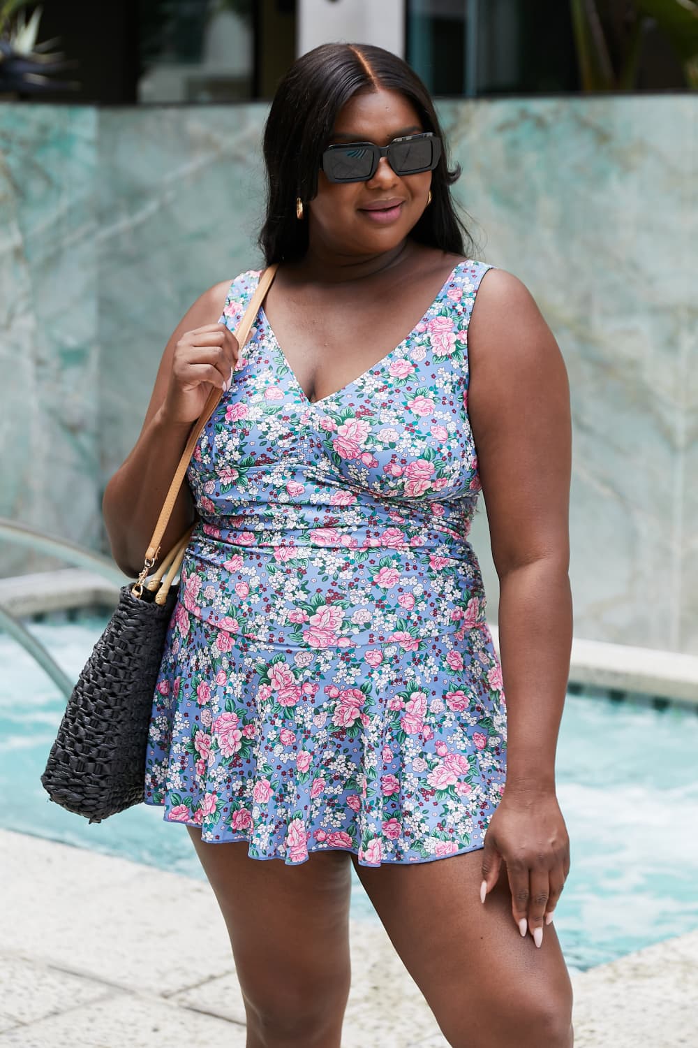 Clear Waters Swim Dress